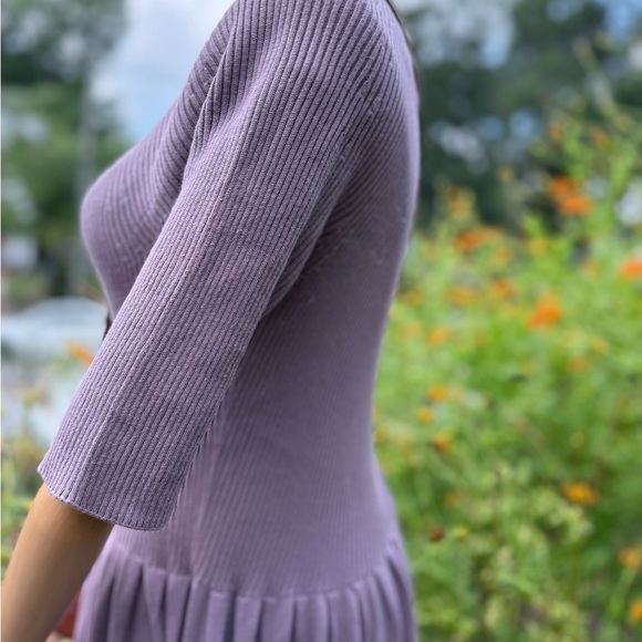 UNIQLO Ribbed Knit Midi Dress | Tag L (Fits S/M) - Picture 3 of 6